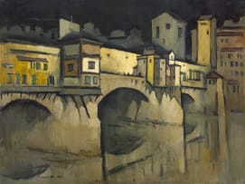 Geoffrey Terence Charlesworth; Night Scene, Florence