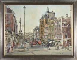 Geoffrey Terence Charlesworth; View of Nelson’s Column, Trafalgar Square