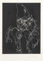 William Kentridge; Nose on a White Horse