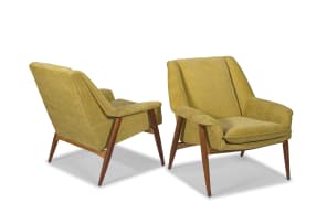 A pair of Walter Knoll 'Model 854' armchairs, for Cassina 1950s, Italy