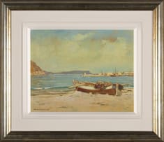 Nerine Desmond; Seascape with Fishing Boat