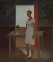 Kevin Roberts; Girl Standing at a Table