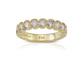 18k yellow gold diamond ring