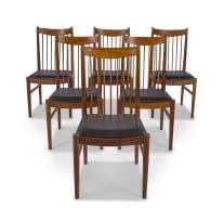 A set of six 'Model 422' rosewood dining chairs after Arne Vodder