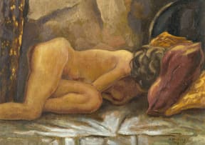 Horace Ascher Brodzky; Reclining Nude