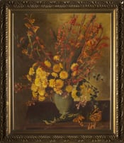 James Eddie; Flowers in a Vase