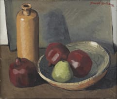 David Botha; Still Life with Pomegranates and Jar