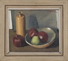 David Botha; Still Life with Pomegranates and Jar