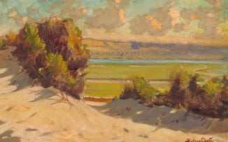 Sydney Carter; Rivermouth with Dunes