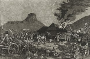 Johan Stegmann; Defeat of Isandlwana