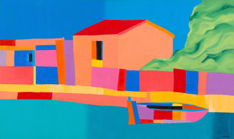 Trevor Coleman; Buildings and Boat, Naxos