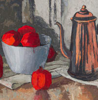 David Botha; Still Life with Pomegranates