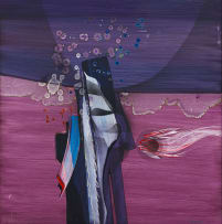George Boys; Purple Abstract