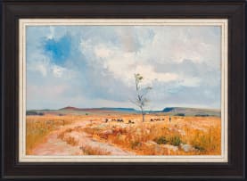 Christopher Tugwell; Pastoral Scene with Lone Tree