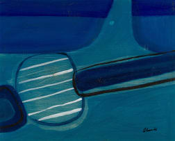 Trevor Coleman; Abstract in Blue II