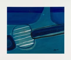 Trevor Coleman; Abstract in Blue II