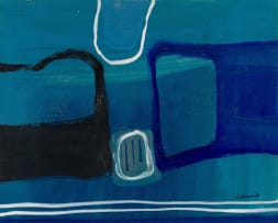 Trevor Coleman; Abstract in Blue I