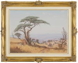 Willem Hermanus Coetzer; Looking into Lowveld from Near Trigardsdal (sic)