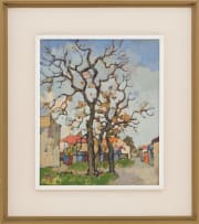 Gregoire Boonzaier; Street Scene with Trees
