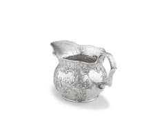 A French silver milk jug, 18th/19th century