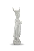 A large Chinese 'blanc de chine' figure of Guanyin, 20th century