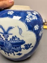 A Chinese blue and white jar, Qing Dynasty, Kangxi period (1662-1722)