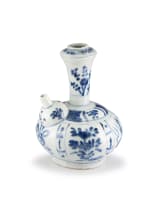 A Chinese blue and white kendi, Ming Dynasty, possibly Wanli period (1573-1620)