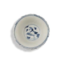 A Chinese blue and white 'Swatow' dish, Ming Dynasty, late 16th/early 17th century