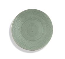 A near pair of Chinese celadon dishes, Qing Dynasty, 19th century