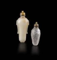 A Chinese smoky quartz snuff bottle, Qing Dynasty, late 19th/early 20th century