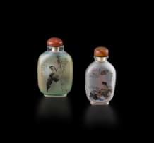 A Chinese inside-painted glass snuff bottle, Qing Dynasty, late 19th/early 20th century