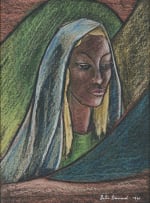Bettie Cilliers-Barnard; Woman Wearing Shawl