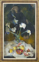 Louis van Heerden; Woman With Arum Lilies