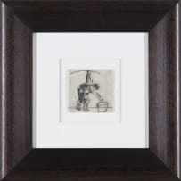 William Kentridge; Untitled (Artist Bending), from The HMV Set