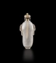 A Chinese crystal snuff bottle, Qing Dynasty, 19th century