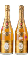 Louis Roederer; Cristal Collection; 1982 & 1983; 2 (1 x 2); 750ml