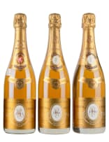 Louis Roederer; Cristal Collection; 1985, 1988, 1990; 3 (1 x 3); 750ml