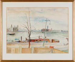 Maud Sumner; The Thames at Battersea