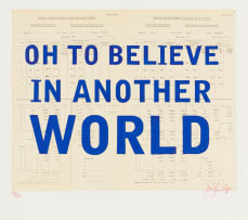 William Kentridge; Oh to Believe in Another World