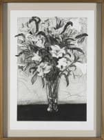 William Kentridge; Roses in a Big Glass; Lilies, two