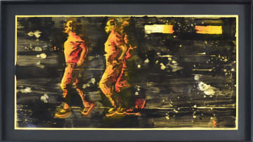 Louis Kok; Confined Movement, triptych
