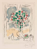 Marc Chagall; Nature Morte Aax Fleurs (Mourlot 922)