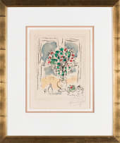 Marc Chagall; Nature Morte Aax Fleurs (Mourlot 922)