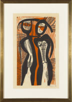 Cecil Skotnes; Two Abstract Figures