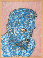 Conrad Botes; Self Portrait in Blue