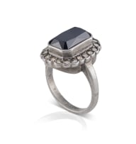 Black diamond ring