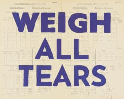 William Kentridge; Weigh All Tears