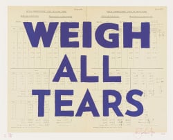 William Kentridge; Weigh All Tears