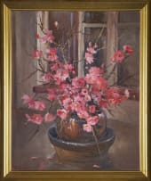 Lucy Mary Wiles; Still Life With Cherry Blossoms