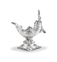 A French silver bonbon dish, 18th century